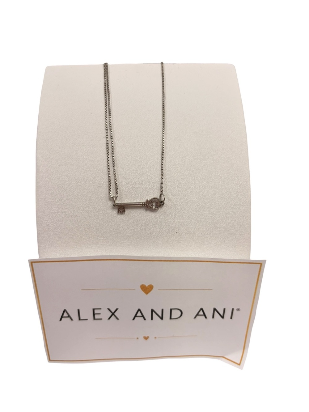Alex and Ani Silver Key Charm Necklace - Silver
